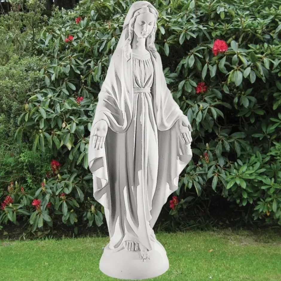 Statues & Sculptures Virgin Mary^Virgin Mary 97cm Marble Resin Garden Statue