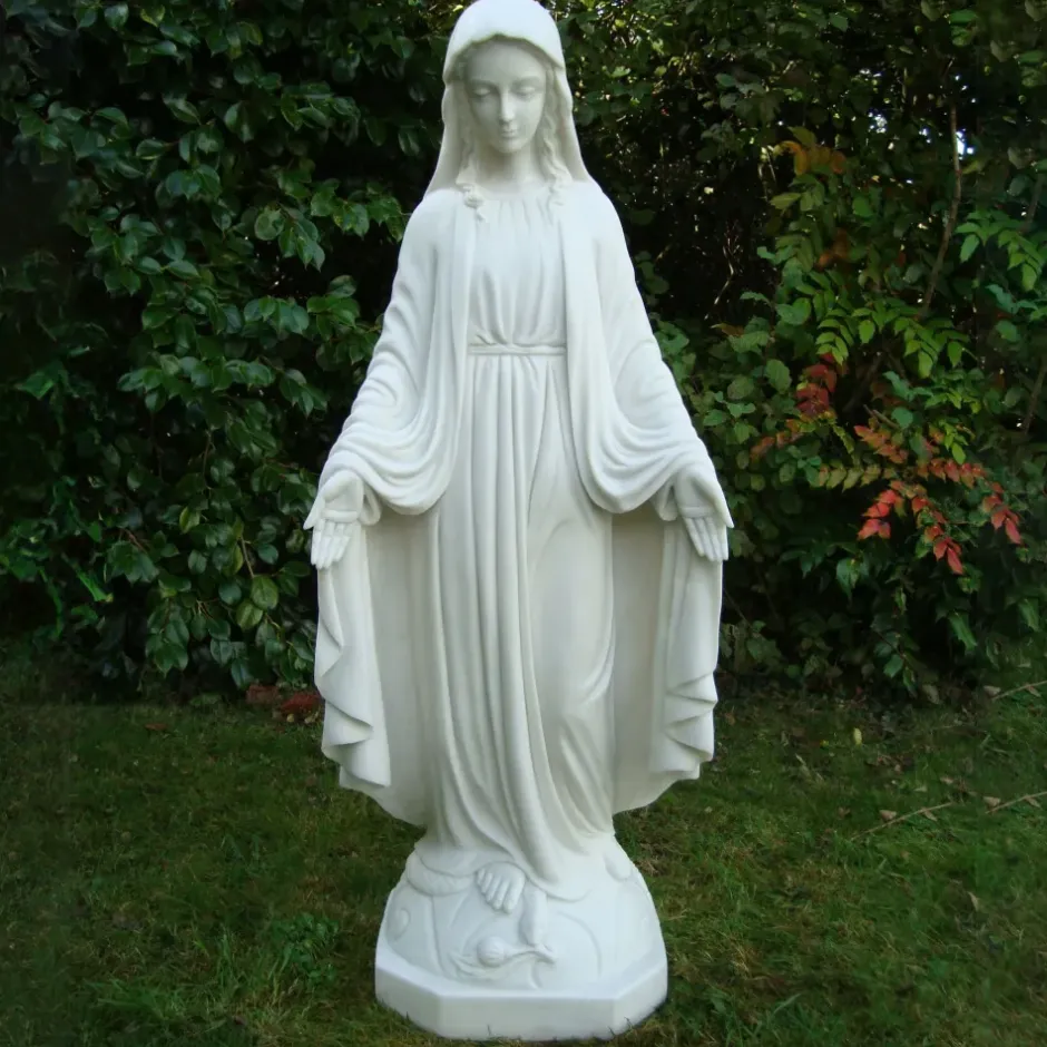 Statues & Sculptures Virgin Mary^Virgin Mary 118cm Marble Resin Garden Statue