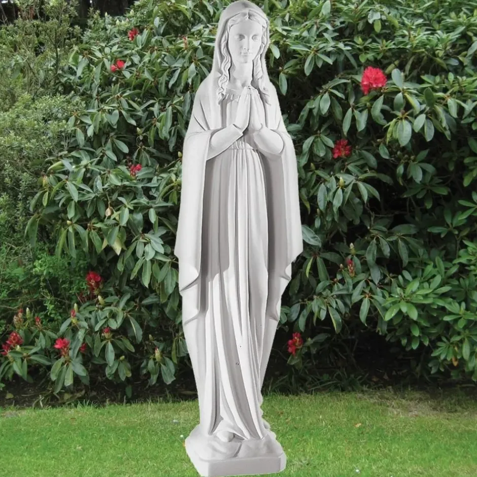 Statues & Sculptures Virgin Mary^Virgin Mary 78cm Marble Resin Garden Statue