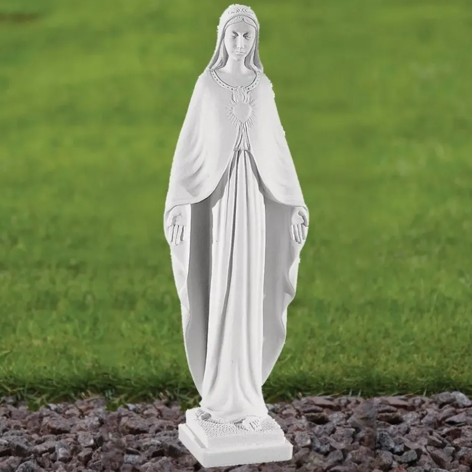 Statues & Sculptures Virgin Mary^Virgin Mary 36cm Marble Resin Garden Statue