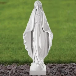 Statues & Sculptures Virgin Mary^Virgin Mary 41cm Marble Resin Garden Statue
