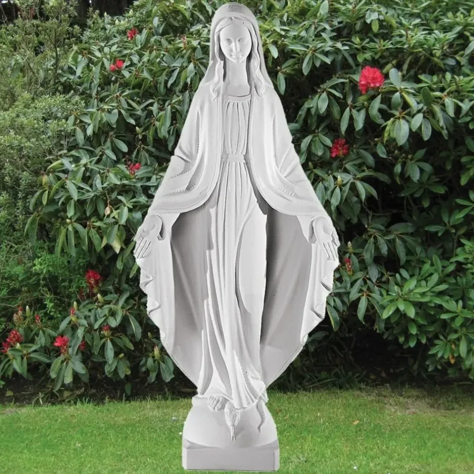 Statues & Sculptures Virgin Mary^Virgin Mary 75cm Marble Resin Garden Statue