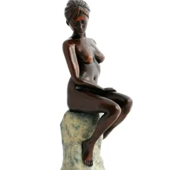 Statues & Sculptures Figurative|Table Top^Warmth of the Sun Figurine Bronze Indoor Sculpture