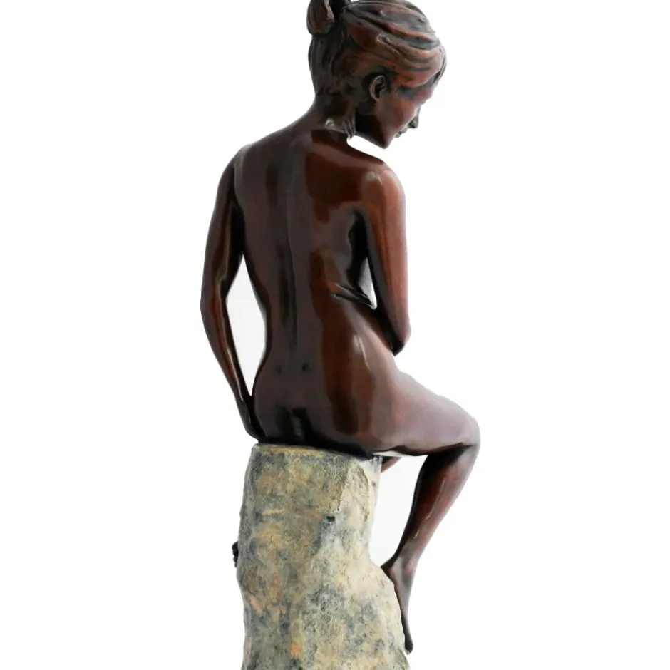 Statues & Sculptures Figurative|Table Top^Warmth of the Sun Figurine Bronze Indoor Sculpture