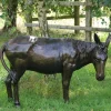 Statues & Sculptures Farm^Wild Donkey Bronze Metal Garden Statue
