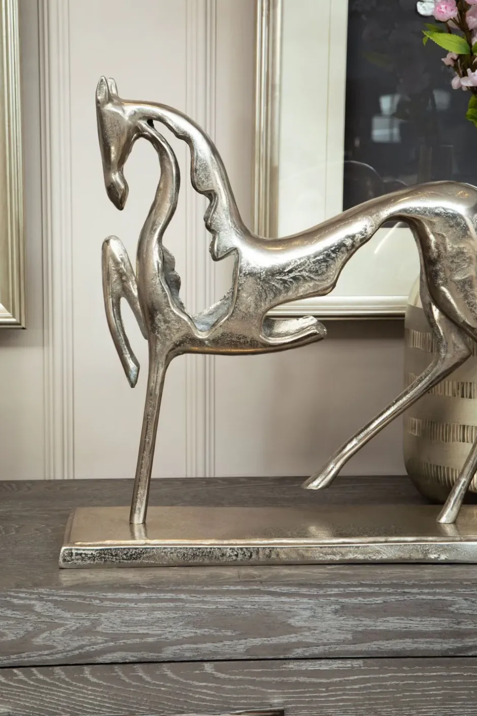 Statues & Sculptures Table Top|Animals^Wildheart Horse 48cm Metal Indoor Statue