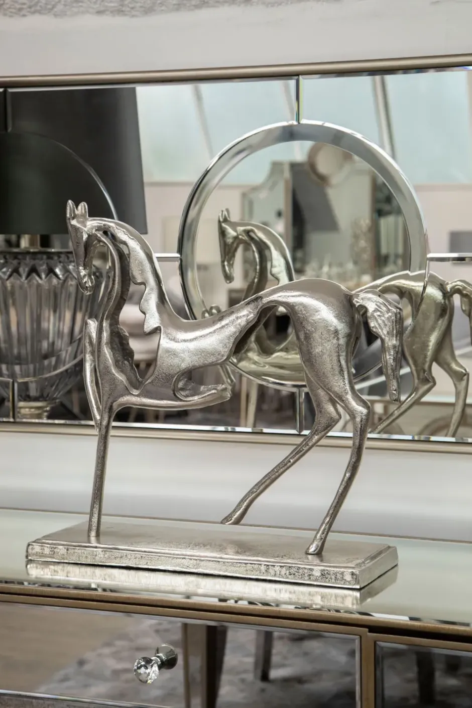 Statues & Sculptures Table Top|Animals^Wildheart Horse 48cm Metal Indoor Statue