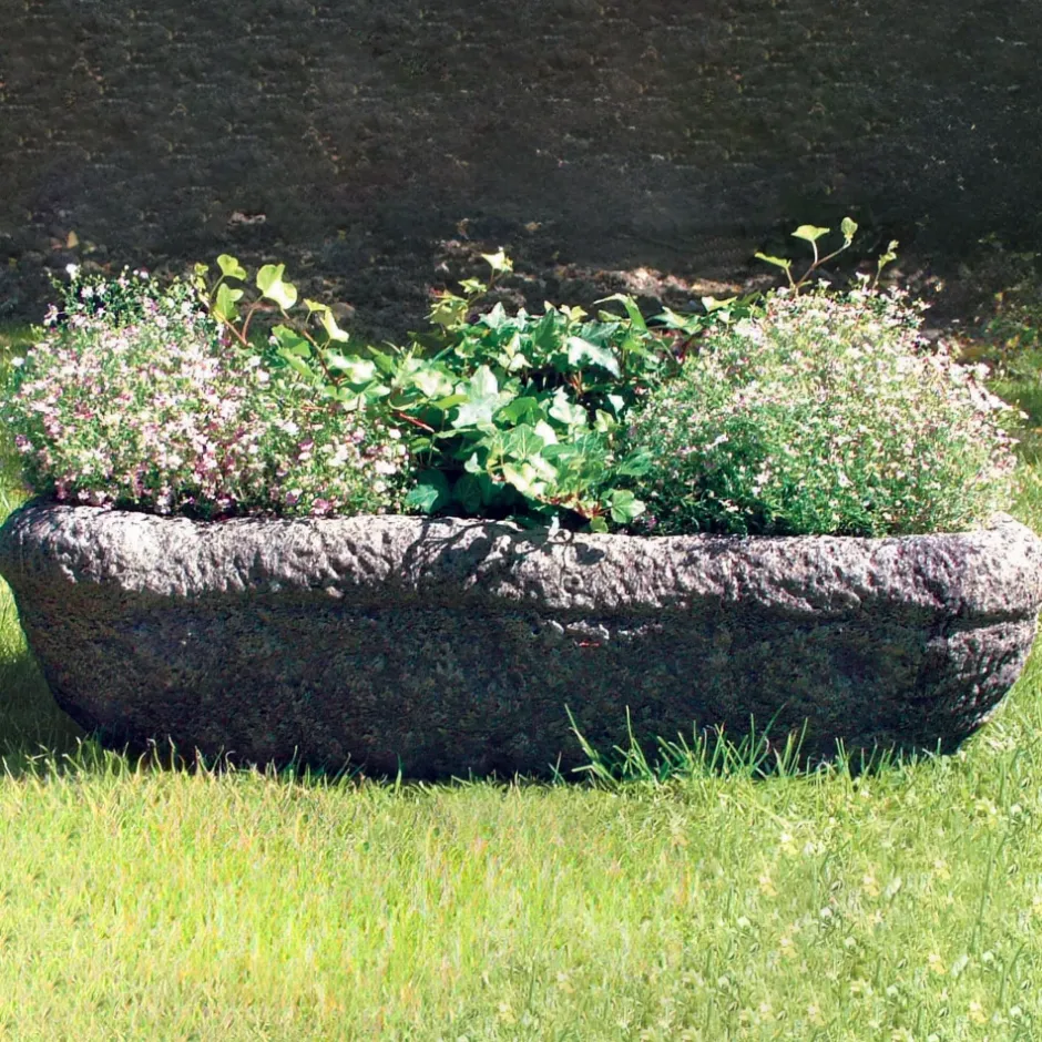 Statues & Sculptures Troughs^Woodland Plant Trough Stone Garden Planter