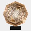 Statues & Sculptures Table Top|Abstract^Xenon Grid 70cm Copper Metal Indoor Sculpture