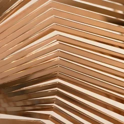 Statues & Sculptures Table Top|Abstract^Xenon Grid 70cm Gold Metal Indoor Sculpture