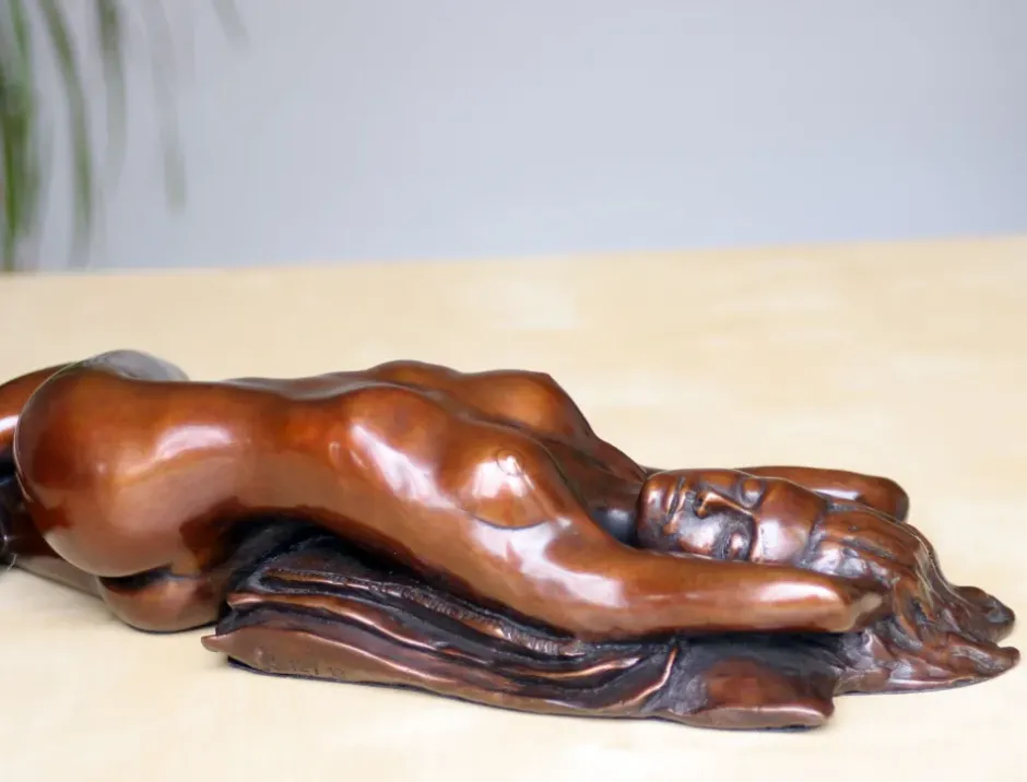Statues & Sculptures Figurative|Table Top^Your Memory Lingers Figurine Bronze Indoor Sculpture