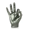 Statues & Sculptures Table Top|Contemporary^Zen Hand 27cm Anthracite Resin Indoor Sculpture