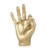 Statues & Sculptures Table Top|Contemporary^Zen Hand 27cm Gold Resin Indoor Sculpture