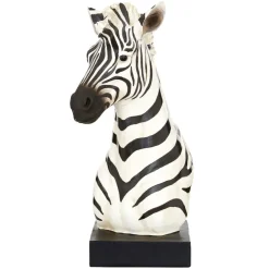 Statues & Sculptures Table Top|Animals^Zen Zebra 54cm Resin Indoor Sculpture