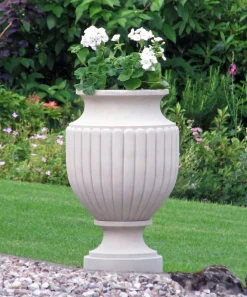 Statues & Sculptures Large|Round^Zeus Vase Stone Garden Planter